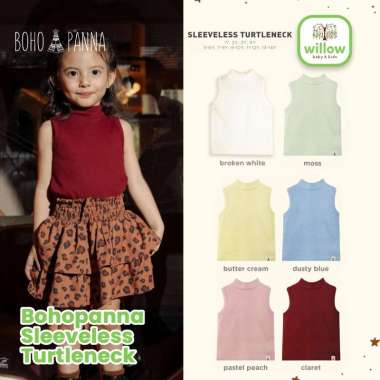 Pakaian Atasan - Bohopanna Sleeveless Turtleneck 1Y Moss