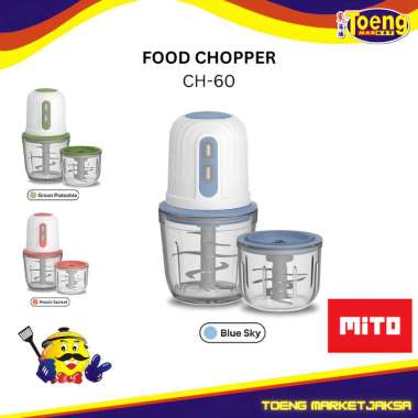 Mitochiba Food Chopper Kaca - Alat Penggiling Daging - FOOD CHOPPER CH-60 MITO