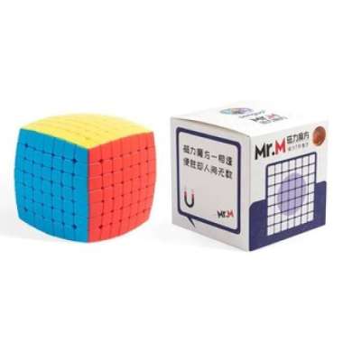 Magic Cube 7x7 Magnetic Shengshou Mr.M 7x7 Puzzle Kubus Stickerless Magnetik Sengso Mr. M 7x7x7 Mr M