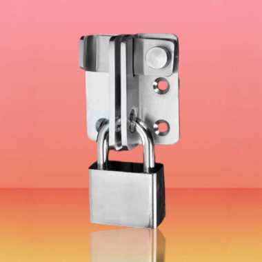 Grendel overpal gembpk kunci slot / overpal pintu geser stainles kiri TIPIS