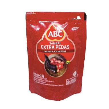 ABC - Saus Sambal - Kemasan POUCH MINI dan SACHET Saos XTRA PEDAS