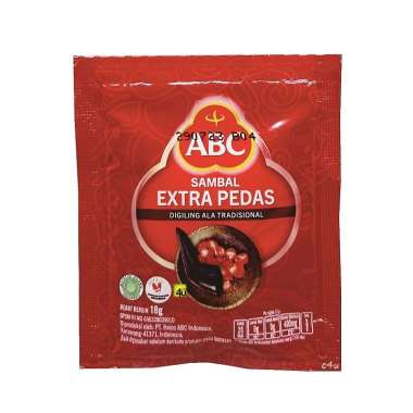ABC - Saus Sambal - Kemasan POUCH MINI dan SACHET Saos XTRA PEDAS 5s