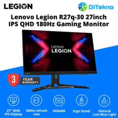 Lenovo Legion R27q-30 27-inch IPS QHD 180Hz Gaming Monitor