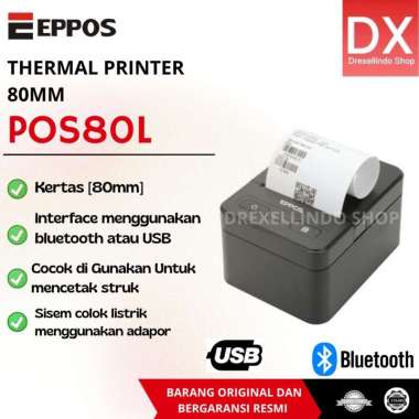 Printer Thermal EPPOS PLUS 80mm POS80L - USB BLUETOOTH
