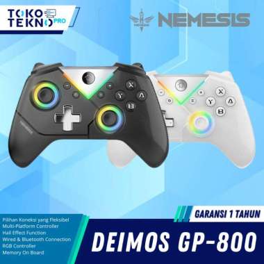 NYK Nemesis Deimos GP800 / GP-800 Gamepad Wireless Connection 2In1 RGB Controller with Hall Effect