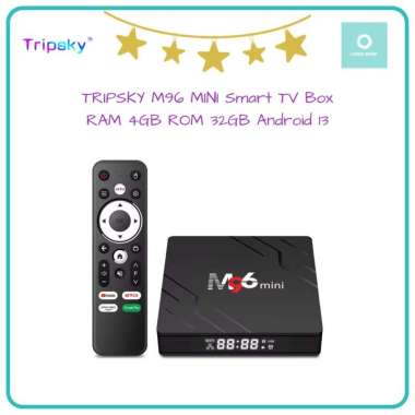 TRIPSKY M96 MINI Smart TV Box RAM 4GB ROM 32GB Android 13 Resolution HD 4K Rockchip RK3328A Quad Cor