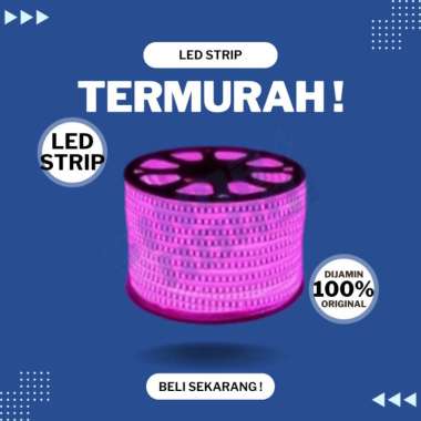 Lampu LED Strip IP65 Meteran (Belum Termasuk Adaptor / Kabel Power) Pink