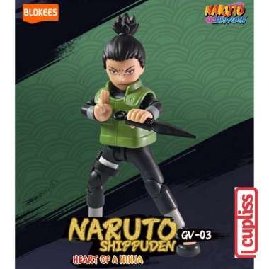 BLOKEES 71064 Mini Figures Naruto GV-03 Galaxy Version 03 Heart of Ninja Minifigure Figure Shikamaru