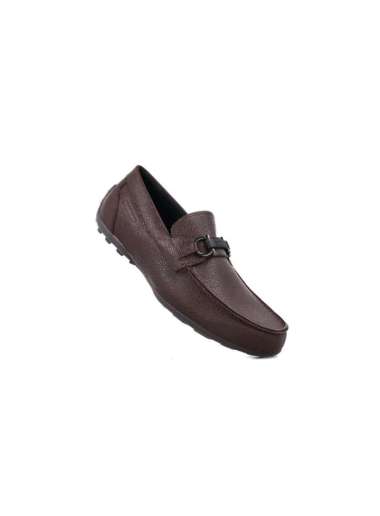 Bocorocco U. Falco Cal 07 Testa Di Moro - Sepatu Loafers Pria Bahan Kulit Asli 38