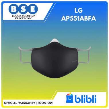 MASKER LG AP551ABFA PuriCare Wearable Air Purifier Gen 2 - AP551ABFA-HITAM