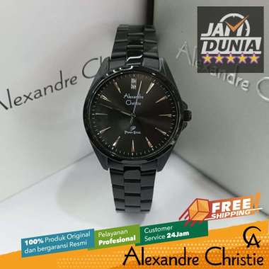 JAM TANGAN WANITA ALEXANDRE CHRISTIE PRIMO ORIGINAL BLACK 1018 AC 1018 AC1018 ACF1018 JAM AC PRIMO S
