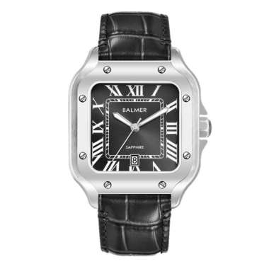 JAM TANGAN PRIA ANALOG KOTAK BALMER SAPPHIRE ORIGINAL B 8206 BALMER B.8206 JAM BALMER 8206 JAM BALME