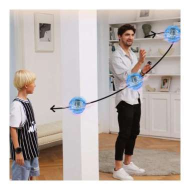 Mainan Bola Ufo Terbang Mainan Drone Flying Magic Ball Boomerang Spinner Bola Terbang Dengan Remote/