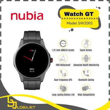 NUBIA WATCH GT - Smartwatch 1.43-inch AMOLED Display Dual Frequency GPS IP68 Waterproof 450mAh