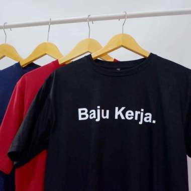 Kaos Tshirt Obral Murah Combed 30 Distro BAJU KERJA souvenir oleh oleh suvenir sablon bordir polos c