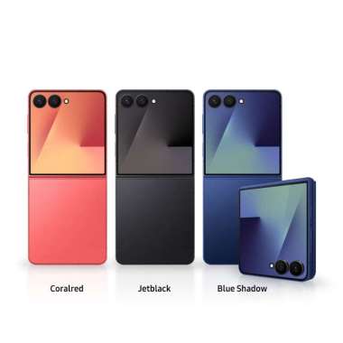 Samsung Galaxy Z Flip7 [12/512GB] - Smartphone AI | Hp Lipat | Kamera 50MP | 4300 mAh Coral Red