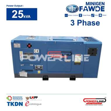 POWERLINE Genset Minigen FAWDE 25 kVA | 20000 Watt