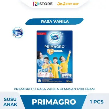 Promo Harga Frisian Flag Primagro 3 Vanilla 1200 gr - Blibli