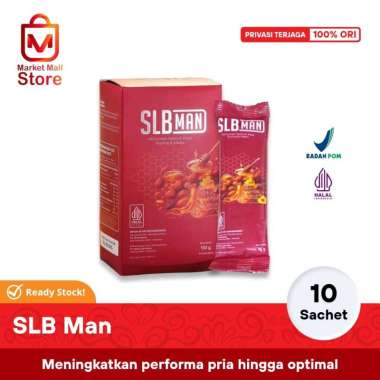 NEW SLB Man Kopi Original 100% Asli 1 Box Isi 10 Sachet Kemasan Terbaru | SLB Man Ginseng