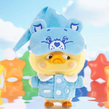BNS Series UpsetDuck Pocket - Care Bears X Upsetduck Be Rainbow Duck Plush Keychain Blindbox