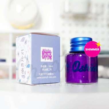 Ostrich Tinta Kaligrafi Warna Shimmer Colorful Ink 18 ML Calligraphy Kaligrafi D5