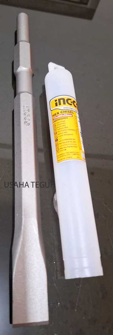 Mata Bor 17x280x22 Gepeng SDS HEX Chisel INGCO DBC0522801 Bobok Beton