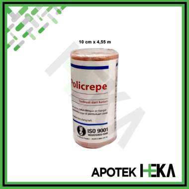 Policrepe Perban Elastis Patah Tulang 1 Rol 10 cm x 4,55 m