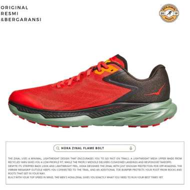Hoka zinal mens trail running FBOL original 44
