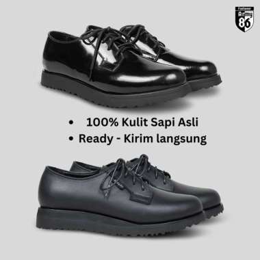 Sepatu Boots Pria Army86 Original Betha Boots 41 HITAM DOP