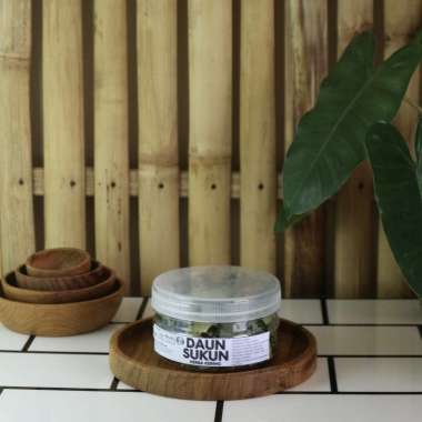 Daun Sukun Kering Cacah - Teh Daun Sukun - Herba Kering by Jamu Gendul 88 Kualitas Premium 10graamJa