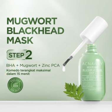 ACNAWAY Mugwort Blackhead Treatment Kit - Mugwort Pore Serum + Mugwort Blackhead Mask Serum Pori & M