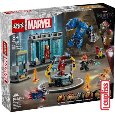 LEGO Superheroes 76315 Iron Man Laboratory Hall of Armor