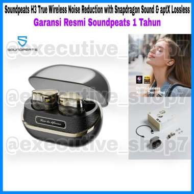 Soundpeats H3 True Wireless Noise Reduction with Snapdragon Sound & aptX Lossless - Garansi Resmi So