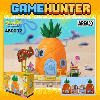 AREA-X AB0032 SpongeBob SquarePants Pineapple House Bricks