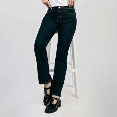 C2 Telfer Navy Jeans Bootcut Wanita - Celana Jeans Wanita L