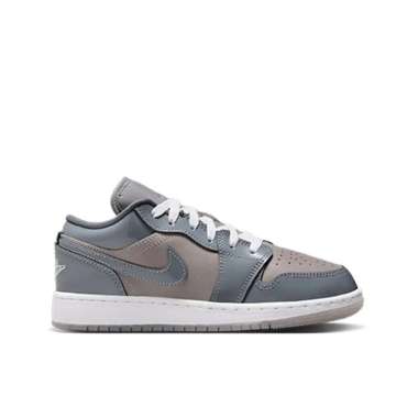 Sepatu Wanita NIke Air Jordan 1 Low Se GS Basketball Shoes - Medium Grey (HF3188-011) Original 38,5