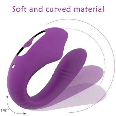 VibratorAlat Sexy Toys Wanita Hisap U shape Waterproof with Remote