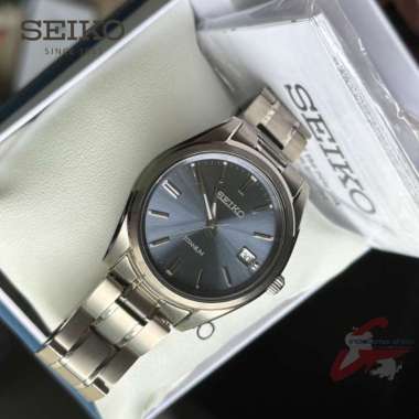 Seiko SUR371 Seiko SUR371P1 Blue Titanium Sapphire 40mm Original Garansi Resmi Jam Tangan Pria