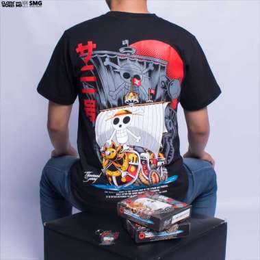 CLOWOR Thousand Sunny One Piece Anime T-Shirt L