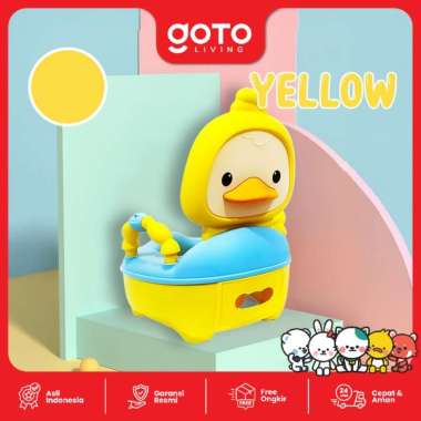 Goto Nunu Baby Chair Potty Seat Toilet Training Closet Duduk Anak Anti Slip YELLOW
