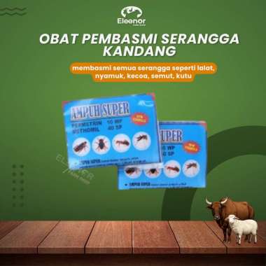 Ampuh Super Pembasmi Serangga Hama Nyamuk Lalat untuk Hewan Ternak Sapi Kambing Domba