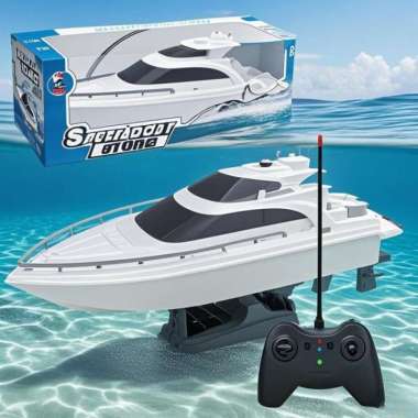Mainan Anak Rc Racing Boat Speed Boat Strom Mainan Kapal Boat High Speed Kapal Air