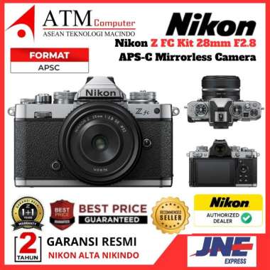 Nikon Z fc kit 28mm f2.8 Mirrorless Nikon Zfc 28 mm f/2.8 GARANSIRESMI With SB300