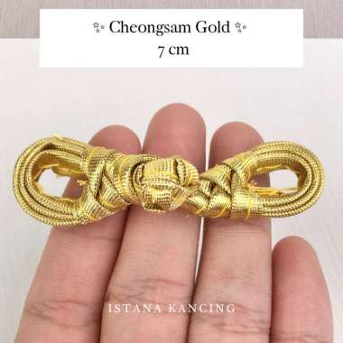 Kancing Shanghai Emas Premium | Kancing Cheongsam Gold | Istana Kancing Gold