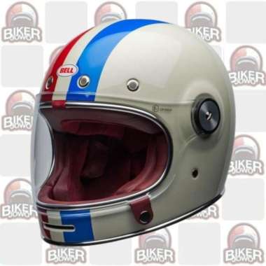 Bell Bullitt Helm Fullface Helm Retro Modular Classic Helmet - Carbon Helmet - Helm GLOSS VINTAGE WH