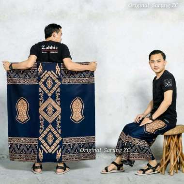 SARUNG BATIK MOTIF TEROMPAH SARUNG TEROMPAH - TEROMPAH HITAM - TEROMPAH HITAM TEROMPAH NAVY