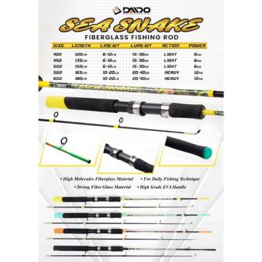 JORAN PANCING DAIDO SEA SNAKE FIBER SOLID 120 135 165 180 135CM