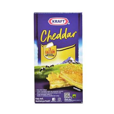 Kraft - Keju Blok Cheddar Olahan - 150 gr CHEDDAR 150gr