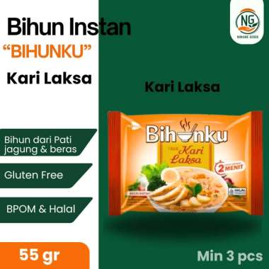 BIHUNKU BIHUN KARI LAKSA GLUTEN FREE BIHUN INSTAN