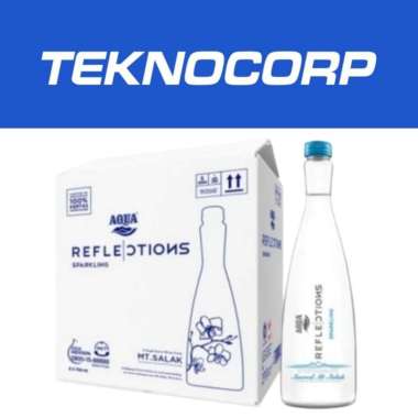 Aqua Reflections Sparkling Mineral Water 750ml [ Dus isi 6 Botol ]